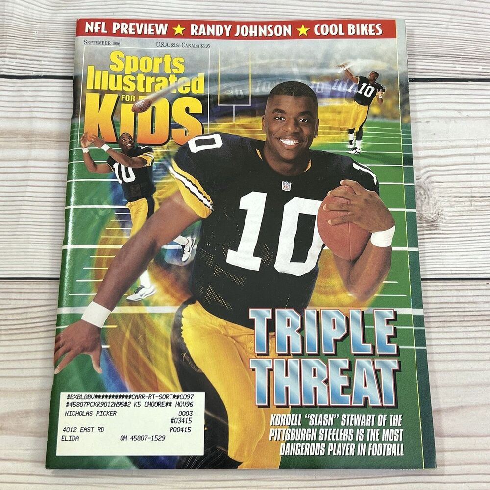 Sports Illustrated for Kids September 1996 Kordell Stewart with Cards & Poster - Picture 14 of 14